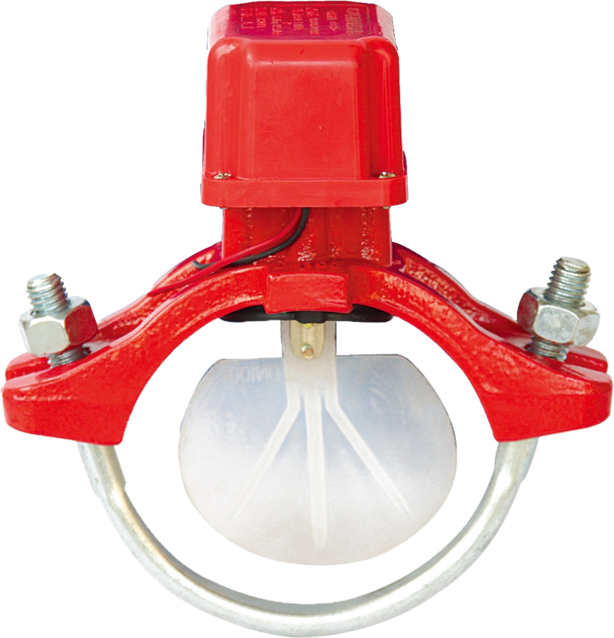 Water flow indicator, saddle type